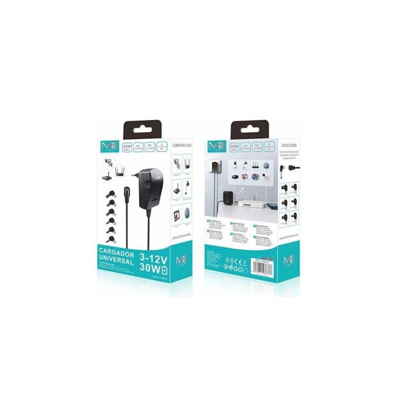 CARGADOR UNIVERSAL 3-12V 30W M2