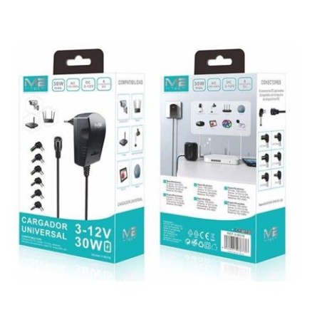 CARGADOR UNIVERSAL 3-12V 30W M2