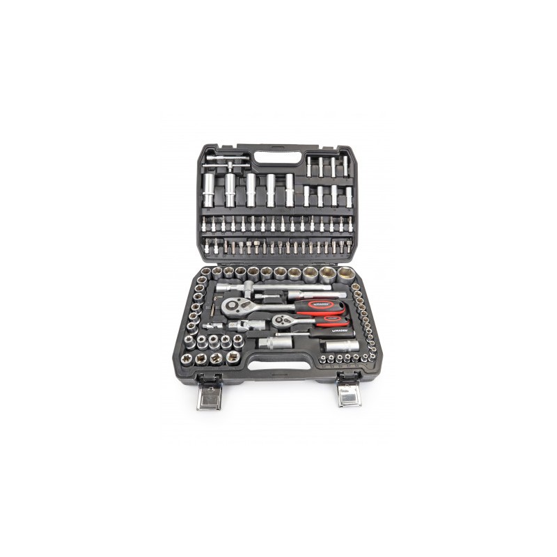 MALETIN LLAVES DE VASO 108PCS 1/4" - 1/2" MADER