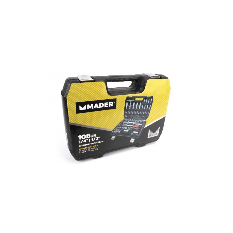 MALETIN LLAVES DE VASO 108PCS 1/4" -...