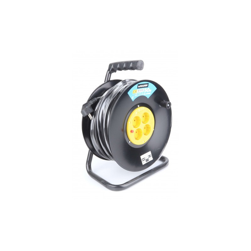 ENROLLADOR DE CABLE METALICO 50M 3X2.5MM