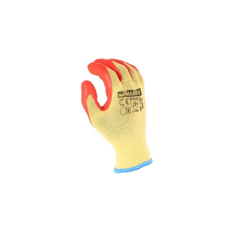 GUANTES DE PROTECCION ALGODON + LATEX...