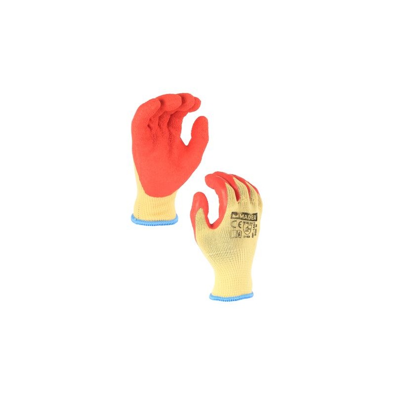 GUANTES DE PROTECCION ALGODON + LATEX...