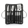 KIT DE 6 UTENSILIOS PARA BARBACOA CON MALETIN