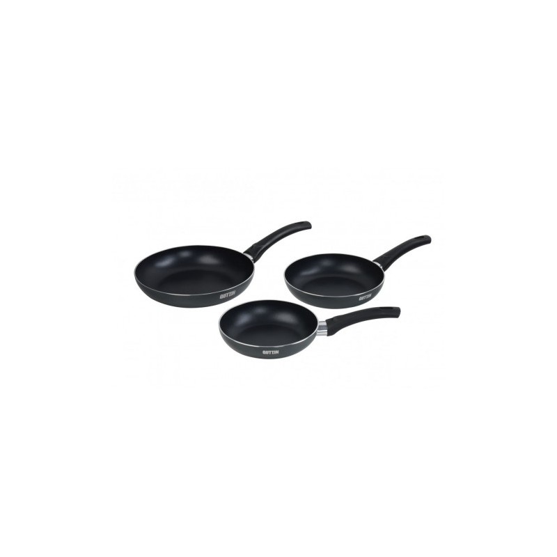 PACK 3 SARTENES ALUMINIO INDUCCION BASIK QUTTIN