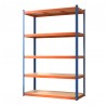ESTANTERIA METALICA 5 BALDAS 180X120X50CM 250KGS BLIM