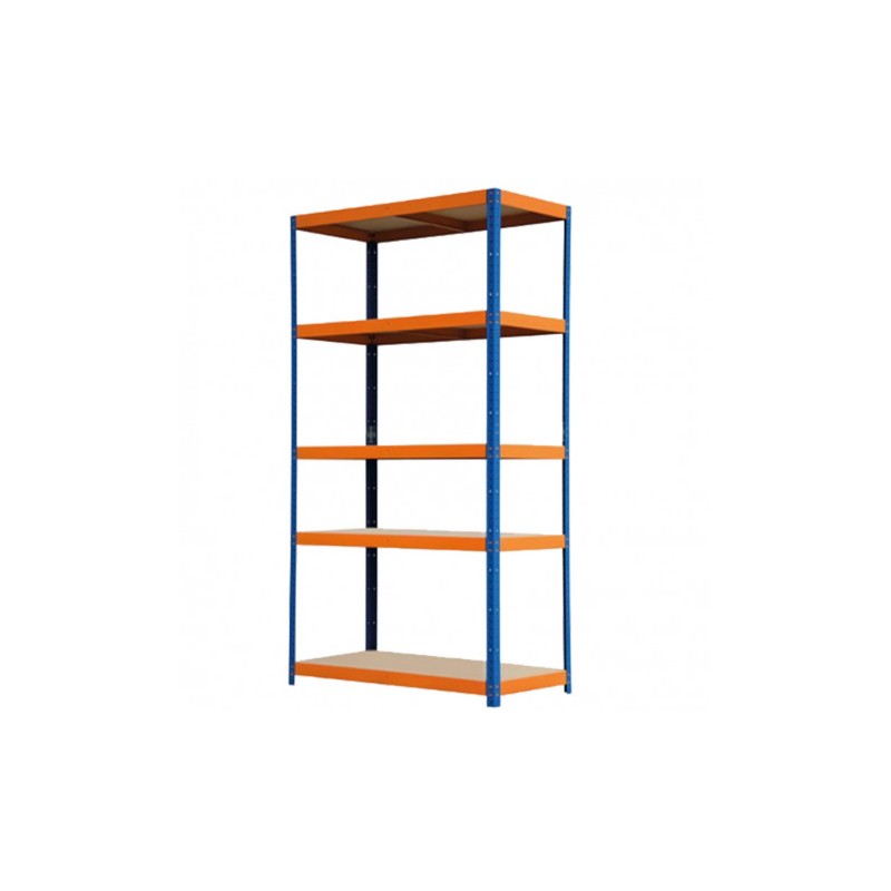 ESTANTERIA METALICA 5 BALDAS 180X100X40CM 175KGS BLIM