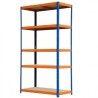 ESTANTERIA METALICA 5 BALDAS 180X100X40CM 175KGS BLIM