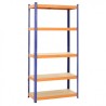 ESTANTERIA METALICA 5 BALDAS 180X80X40CM 100KGS BLIM