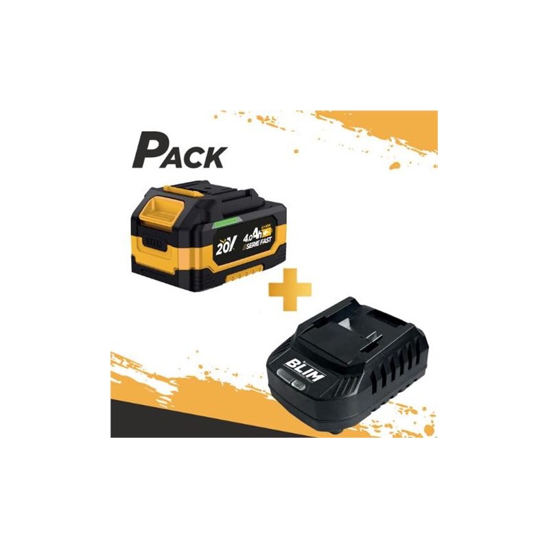 BATERIA 20V 4AH SERIE FAST BLIM +...