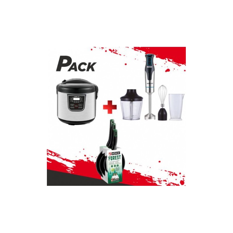 PACK OLLA 5 LITROS + BATIDORA MANO...
