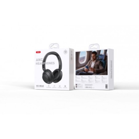 AURICULARES DIADEMA BLUETOOTH CON MICROFONO NEGRO BE60 XO