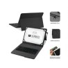 TECLADO CON FUNDA UNIVERSAL PARA TABLETS HASTA 11" NEGRO SUBBLIM