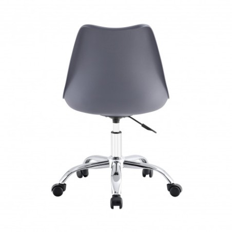 SILLA DE ESCRITORIO CON RUEDAS 97X47X58CM GRIS