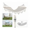 HAMACA DE MACRAME BLANCO 100X200