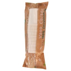 SET 20 VASO BLANCO CARTON... 2