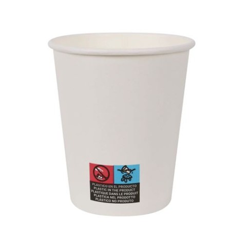 SET 25 VASO BLANCO CARTON 200CC ALGON
