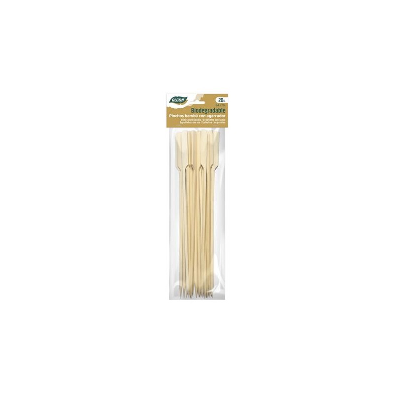 SET 20 PINCHO BAMBU AGARRADOR 240MM ALGON