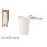 SET 20 VASO BLANCO CARTON 220CC ALGON