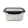 TUPPER RECTANGULAR ACERO INOXIDABLE 2.6 LITRO APTO MICROONDAS QUTTIN