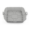 BASE DE SILICONA AIRFRYER CUADRADA 20X 20CM QUTTIN