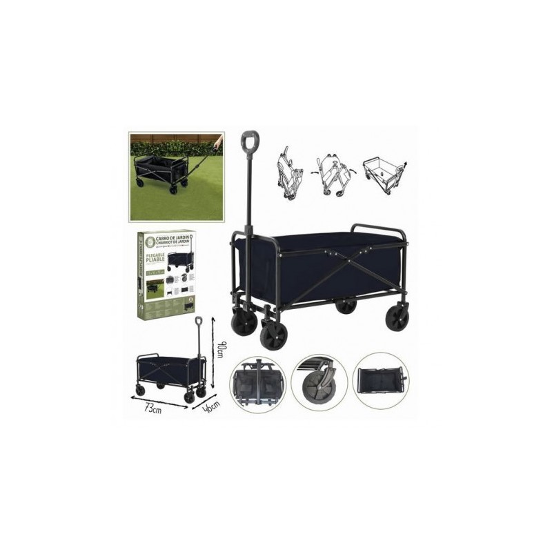 CARRO JARDIN PLEGABLE LONETA 73X46X90CM