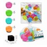 SET 20 CUBITOS DE HIELO REUTILIZABLES COLORES