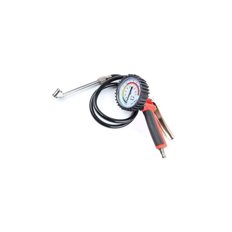 PISTOLA DE INFLADO CON MANOMETRO 1/4" MADER