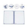 CUADERNO ESPIRAL TAPA DURA AZUL A4+ CUADRICULADO 5X5 OXFORD