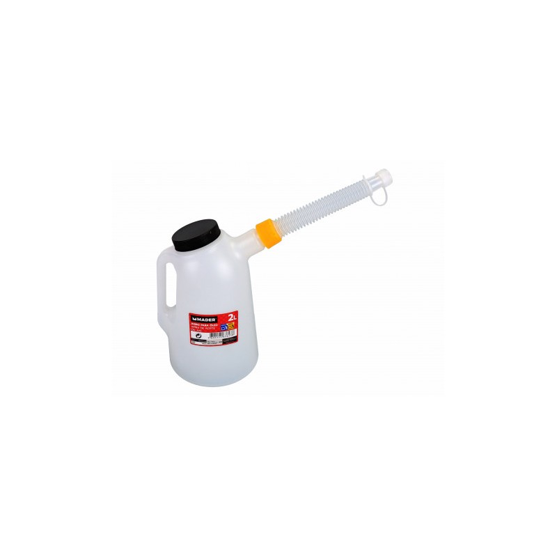 JARRA MEDIDORA 2 LITROS PARA ACEITE CON PUNTA FLEXIBLE