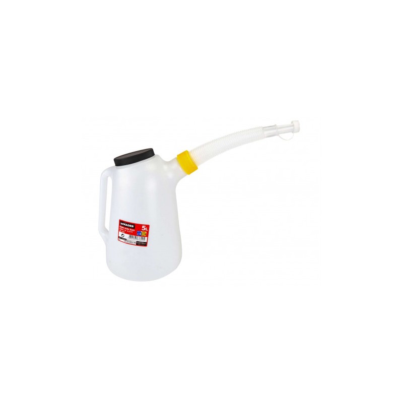 JARRA MEDIDORA 5 LITROS PARA ACEITE CON PUNTA FLEXIBLE