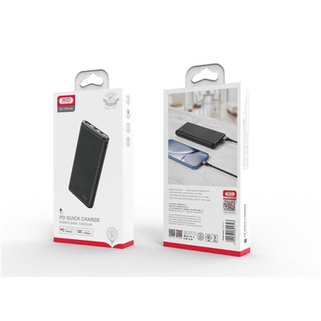 POWERBANK PR149 10000MAH | USB + TIPO C | NEGRA XO - XOPR149
