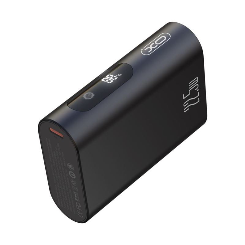 POWERBANK PR155 10000MAH | TIPO C + USB | QC 22.5W | DISPLAY NEGRA XO - XOPR155BK