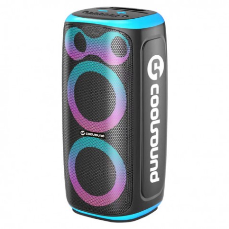 ALTAVOZ KARAOKE PORTATIL COOLSOUND BLAST PUMP 2X6.5" 350W AZUL
