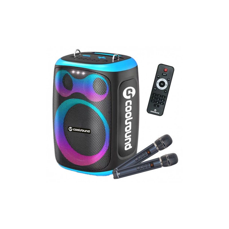 ALTAVOZ KARAOKE PORTATIL COOLSOUND BLAST 8" 300W AZUL