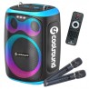 ALTAVOZ KARAOKE PORTATIL COOLSOUND BLAST 8" 300W AZUL