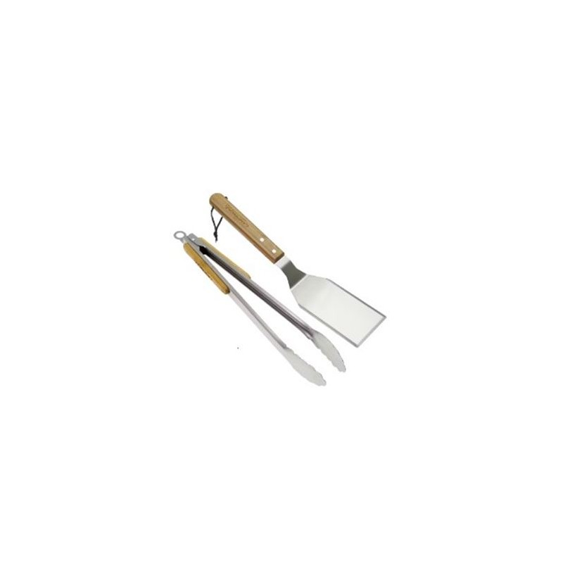 SET 2 ACCESORIOS BARBACOA CON MANGO...