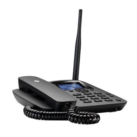 TELEFONO FIJO MOTOROLA FW200L GSM | SIM | LCD | NEGRO