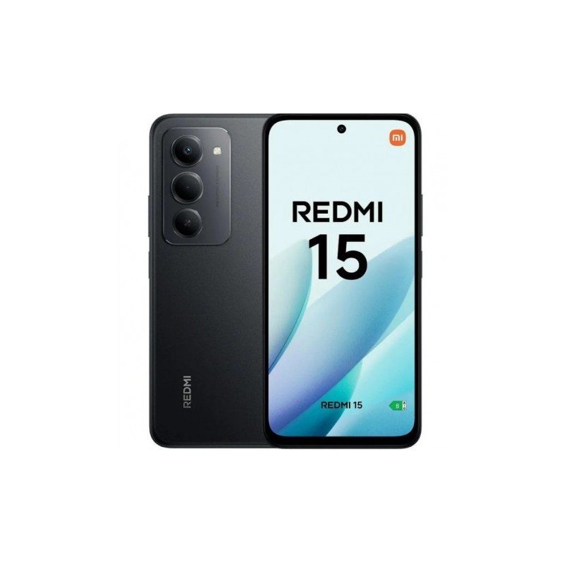 SMARTPHONE REDMI 15 NEGRO 6.9" | 8GB...
