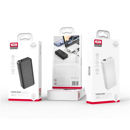 POWERBANK PR144 20000MAH | USB + TIPO C | NEGRA XO - XOPR144