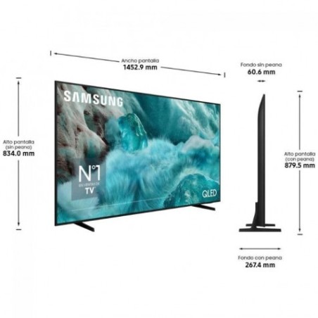 TELEVISOR SAMSUNG QLED Q7F4 TQ65Q7F4AU 65" | ULTRA HD 4K | SMART TV | WIFI