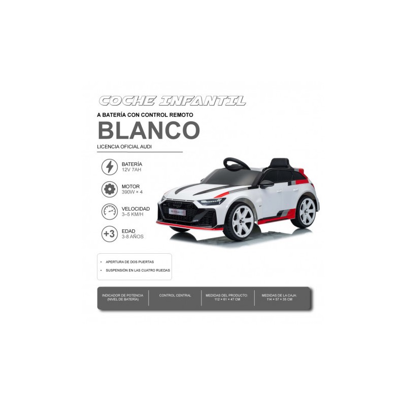 COCHE INFANTIL A BATERIA CON CONTROL...