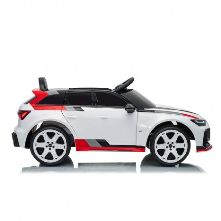 COCHE INFANTIL A BATERIA CON CONTROL REMOTO AUDI RS6 GT AVANT BLANCO