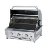 BARBACOA DE GAS INOX PRO 3 FUEGOS SOBREMESA MUVIP