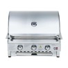 BARBACOA DE GAS INOX PRO 3 FUEGOS SOBREMESA MUVIP