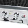 BARBACOA DE GAS INOX PRO 3 FUEGOS SOBREMESA MUVIP
