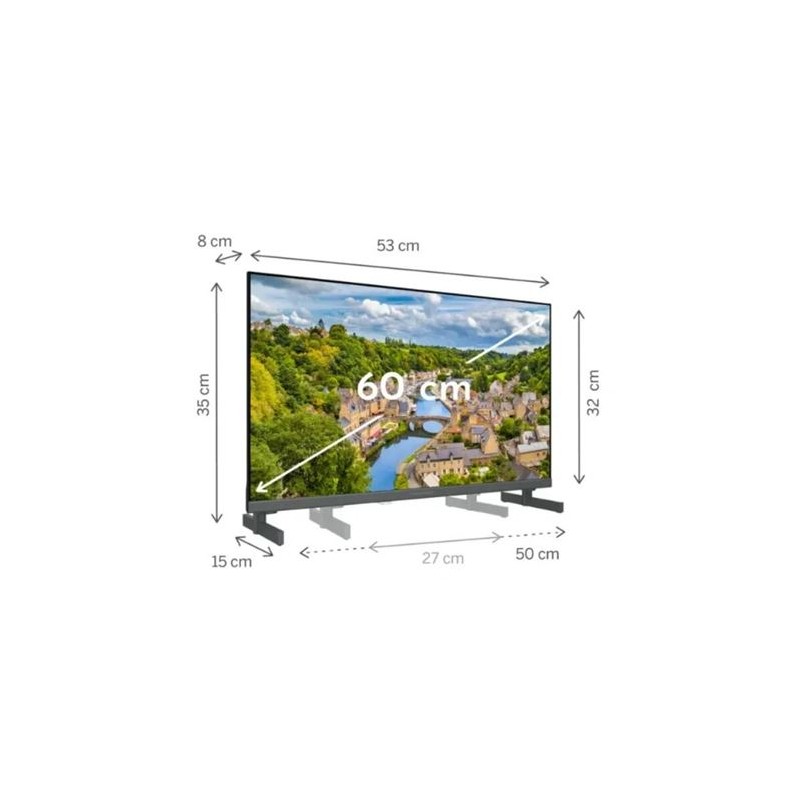 TELEVISOR BLANCO QLED HD 24" | WIFI |...