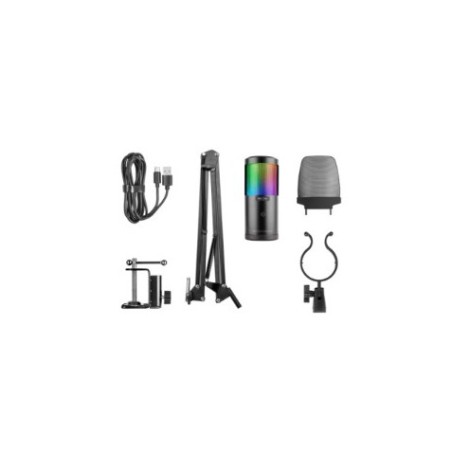 MICROFONO MMICSC NEGRO | BRAZO REGULABLE | RGB | ACCESORIOS | MARS GAMING