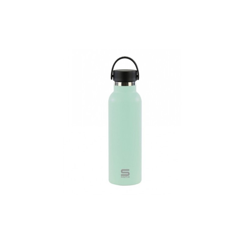 BOTELLA TERMO 600ML ACERO INOXIDABLE VERDE SAFTA