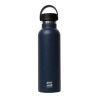 BOTELLA TERMO 600ML ACERO INOXIDABLE NEGRO SAFTA